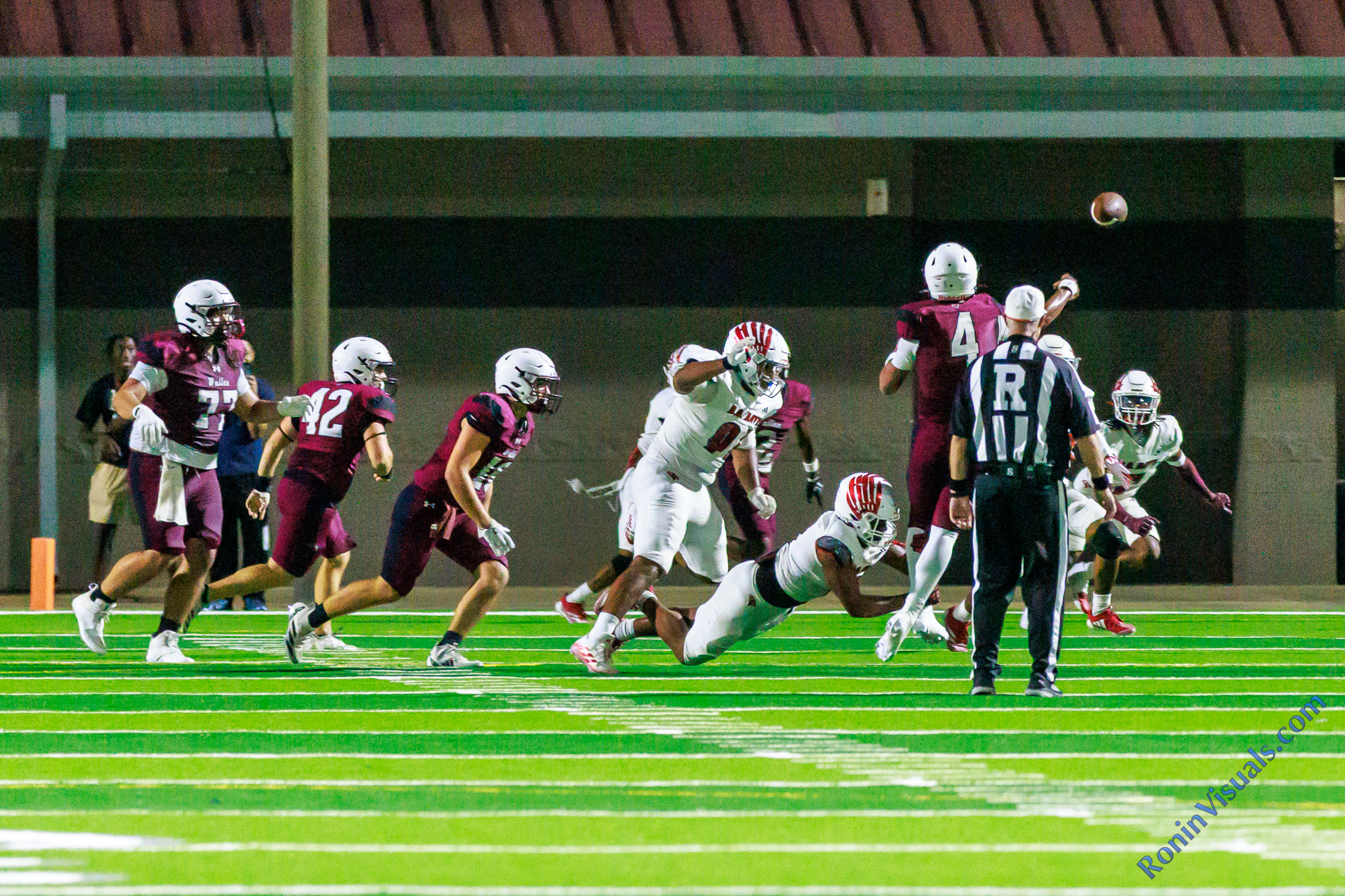 The Waller Bulldog football team won their 2026 season opener over the Davis Falcons, 41-6, on Aug. 28, 2026. (Waller Sentinel photo by Alberto Mata Jr.)